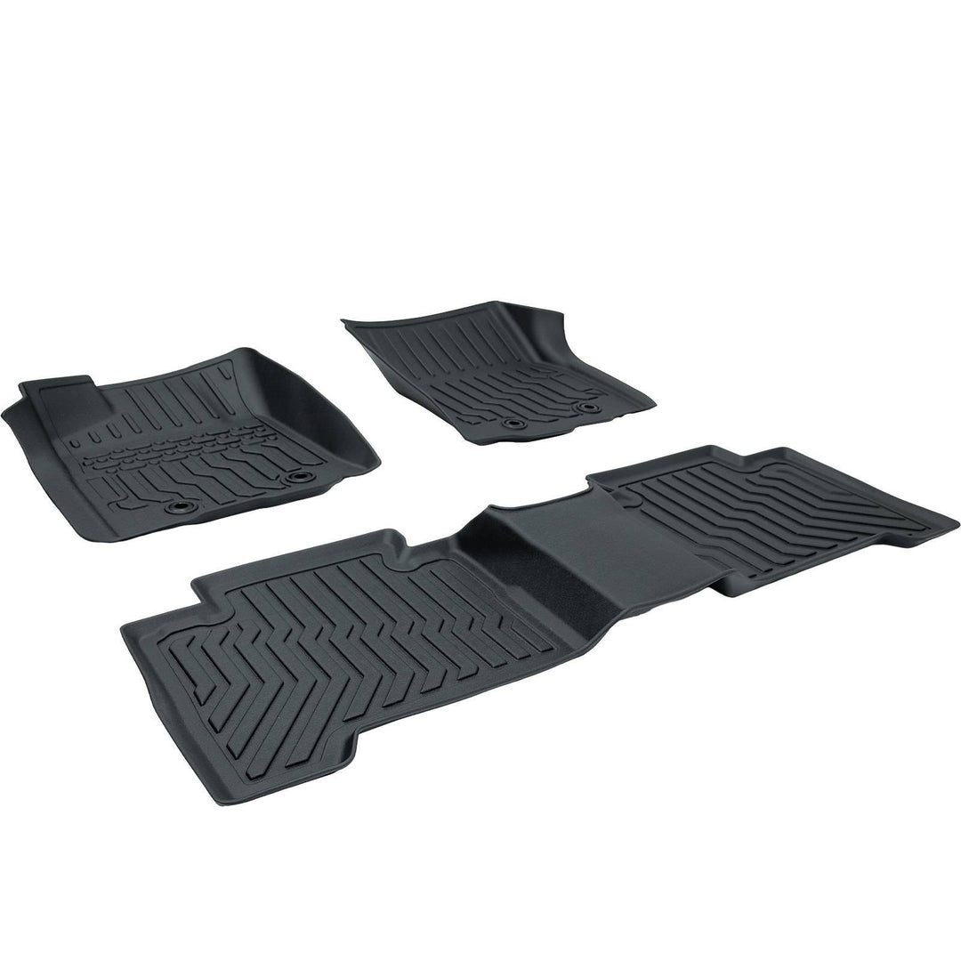 TPE Rubber Car Floor Mats For 18-23 Tacoma Double Cab