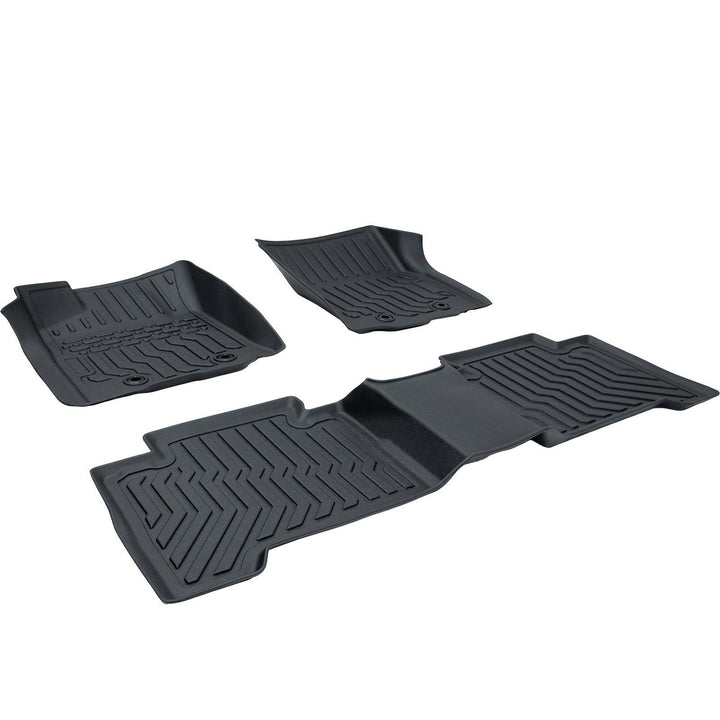 TPE Rubber Car Floor Mats For 18-23 Tacoma Double Cab