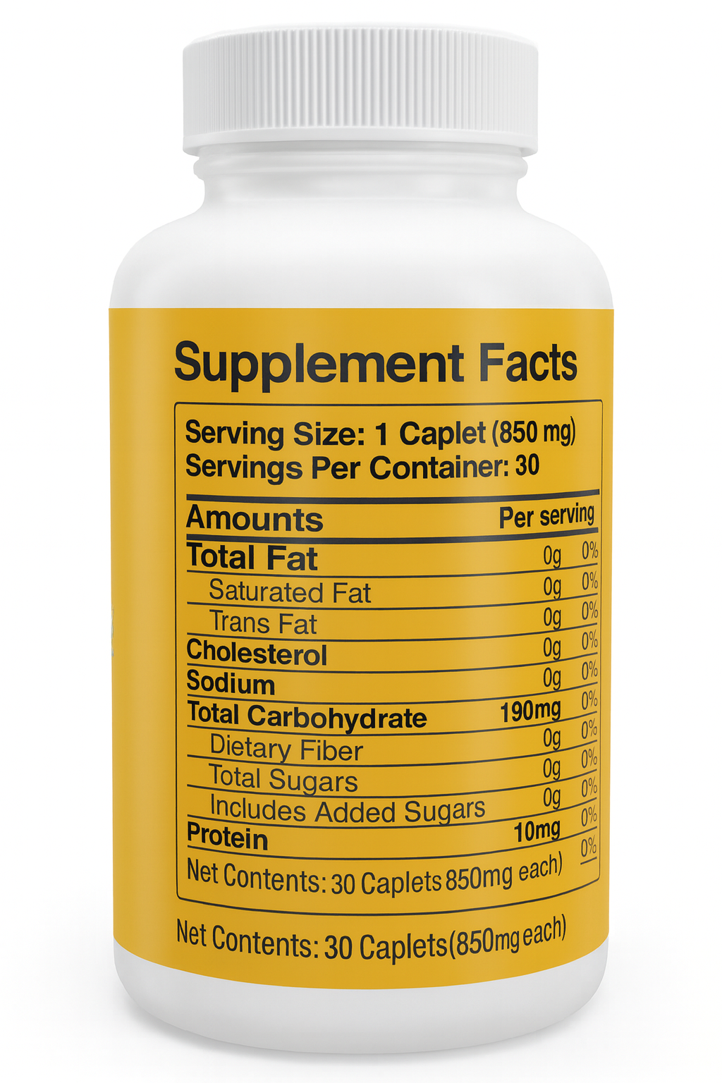 Turmeric Curcumin Capsules, 850mg, 30 Count, Joint & Immune Support Supplement.