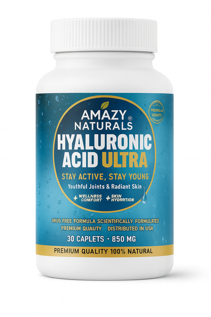 Hyaluronic Acid Ultra, 850mg, 30 Caplets, Premium Joint and Skin Supplement