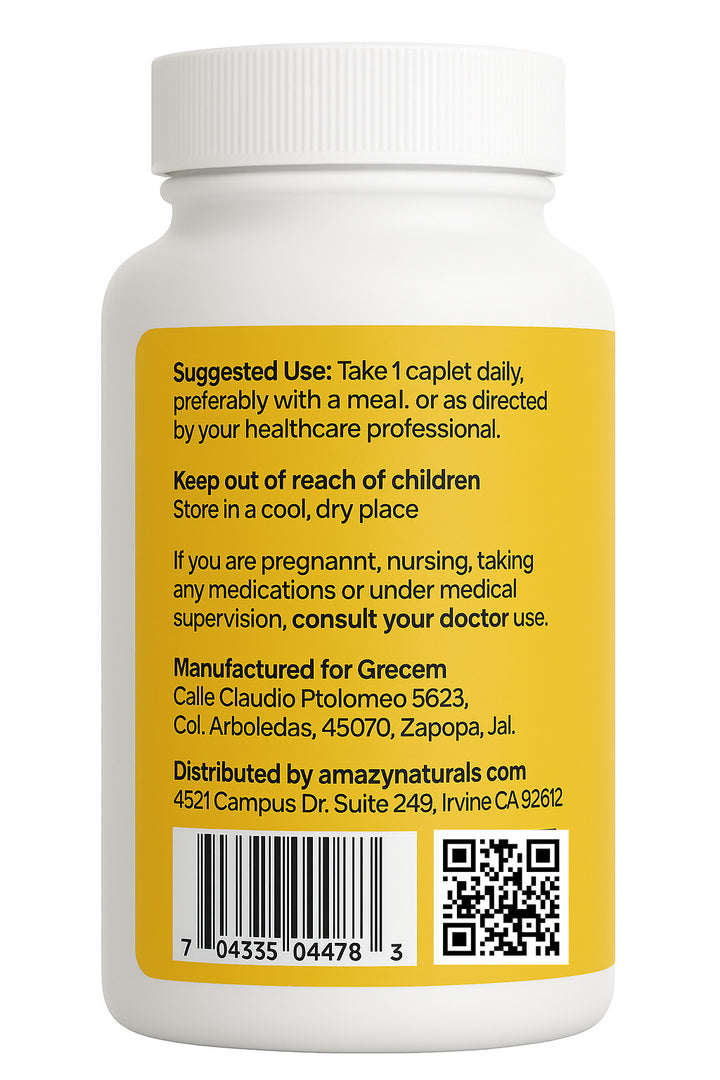 Turmeric Curcumin Capsules, 850mg, 30 Count, Joint & Immune Support Supplement.