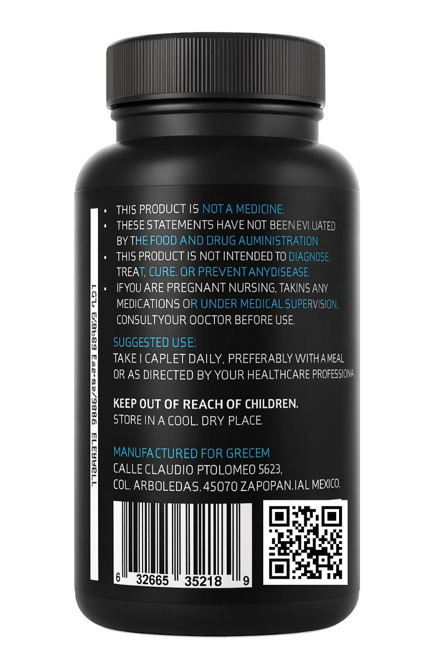 Ambition Flexiwell Joint Support Supplement with Hyaluronic Acid, Collagen, Turmeric, 30 Caplets, 850mg.