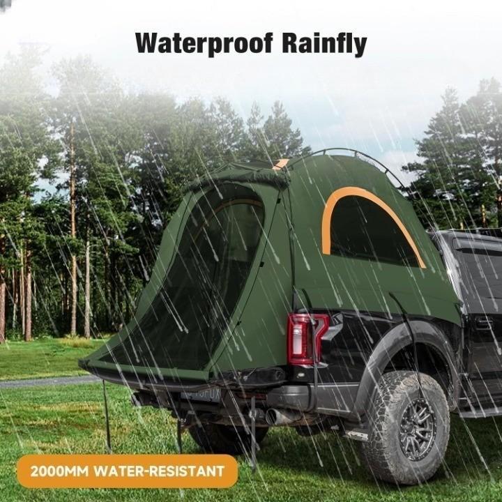 Truck Bed Tent Fit 5.5-5.8ft Truck Bed Easy Setup For Camping, 3000mm Waterproof Pickup Truck Tent For 2 Person